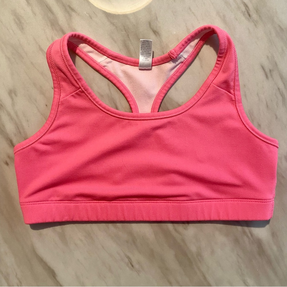 Bright Pink sports bra